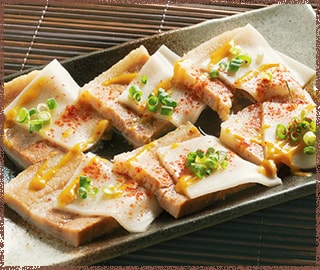 3位 やわらか餅と三枚肉重ね